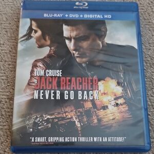 Jack Reacher Never Go Back Blu-Ray DVD Digital HD